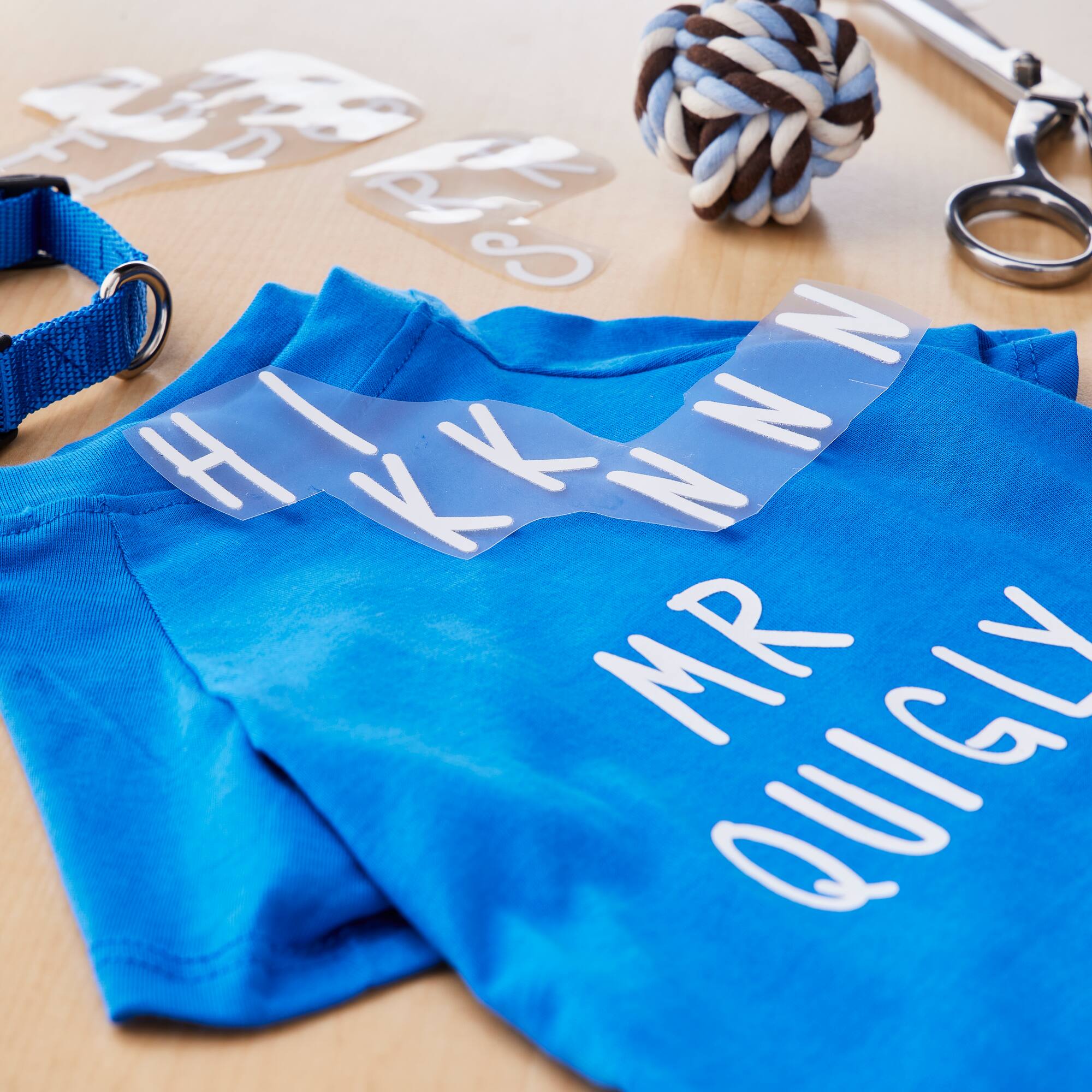 White Fun Font Alphabet Iron-On Transfers by Make Market®